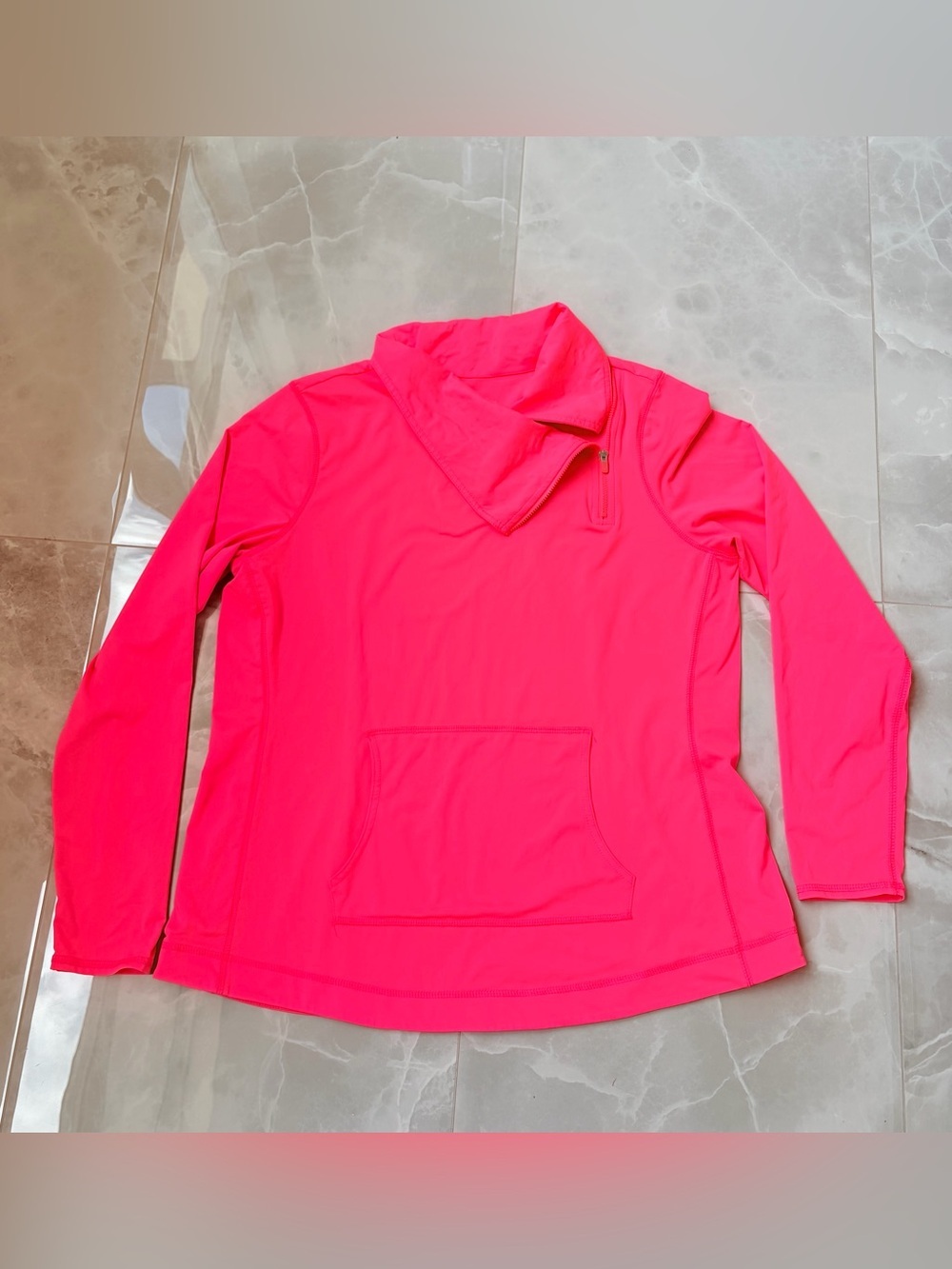 Womens Jofit Hot Pink Golf Jacket  Asymmetrical Zipper Hot Pink Active Size XL - Picture 3 of 8
